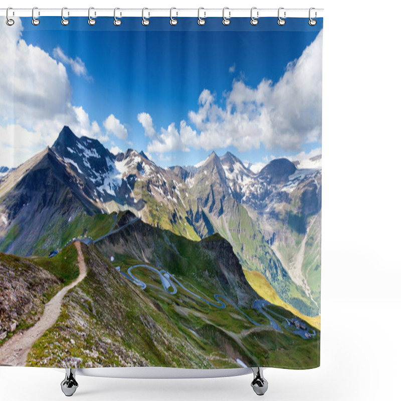 Personality  High Alpine Road - Grossglocnkner Shower Curtains