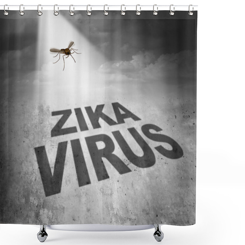 Personality  Zika Virus Risk Shower Curtains