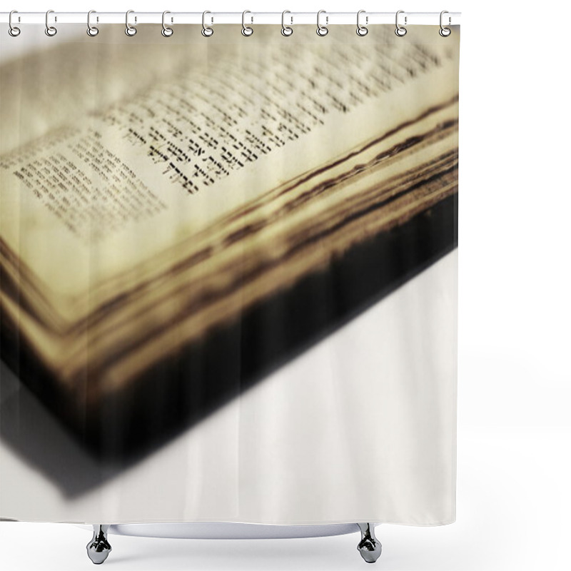 Personality  Nice Old Jewish Book  Shower Curtains