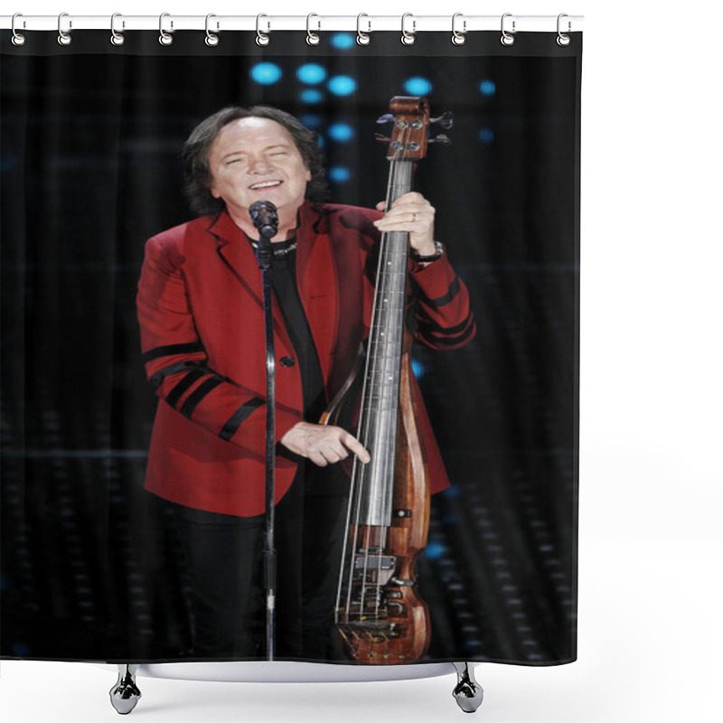 Personality  Singer Red Canzian Shower Curtains