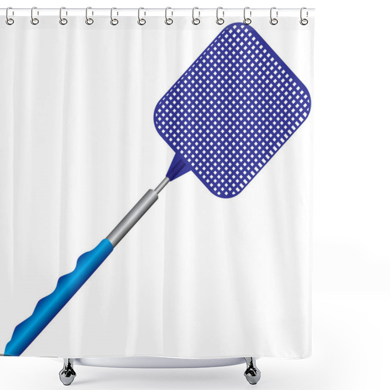 Personality  Plastic Classic Fly Swatter, Insect Control Tool Shower Curtains