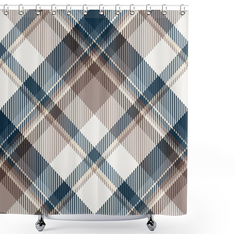 Personality  Tartan Scotland Seamless Plaid Pattern Vector. Retro Background  Shower Curtains