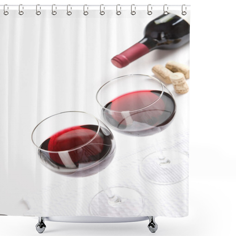 Personality  Winery Menu Project. Shower Curtains