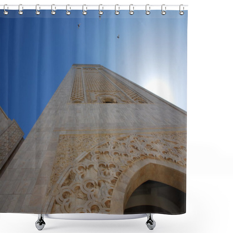 Personality  Mosque Hassan II In Casablanca Shower Curtains