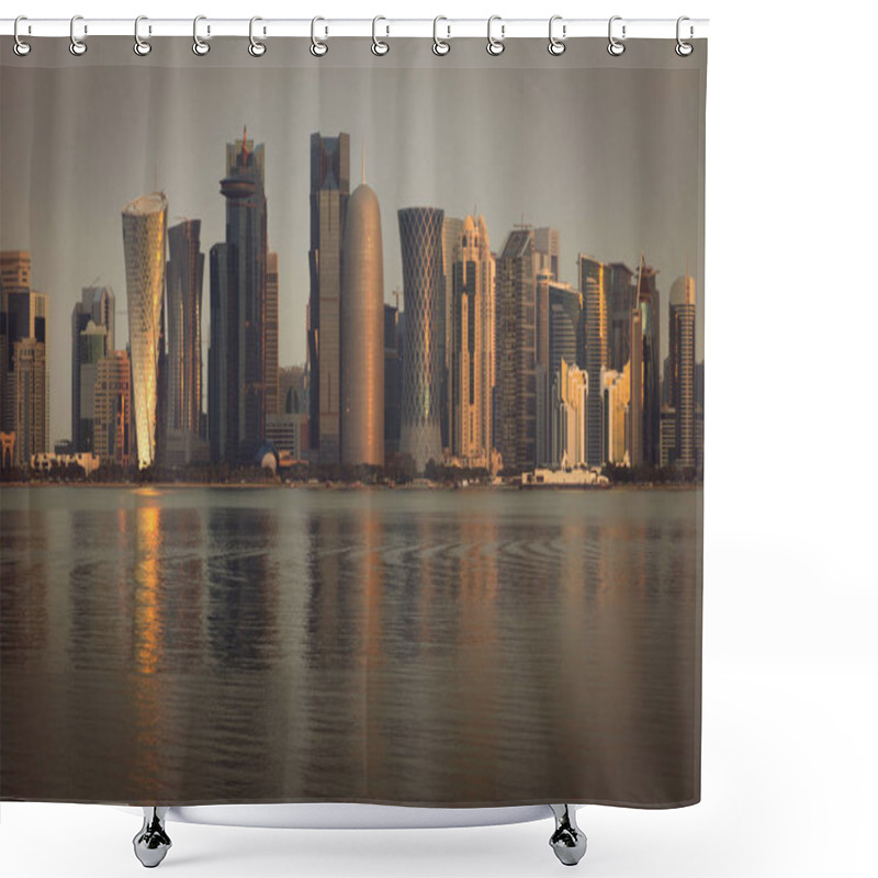 Personality  Architecture Of Doha Shower Curtains