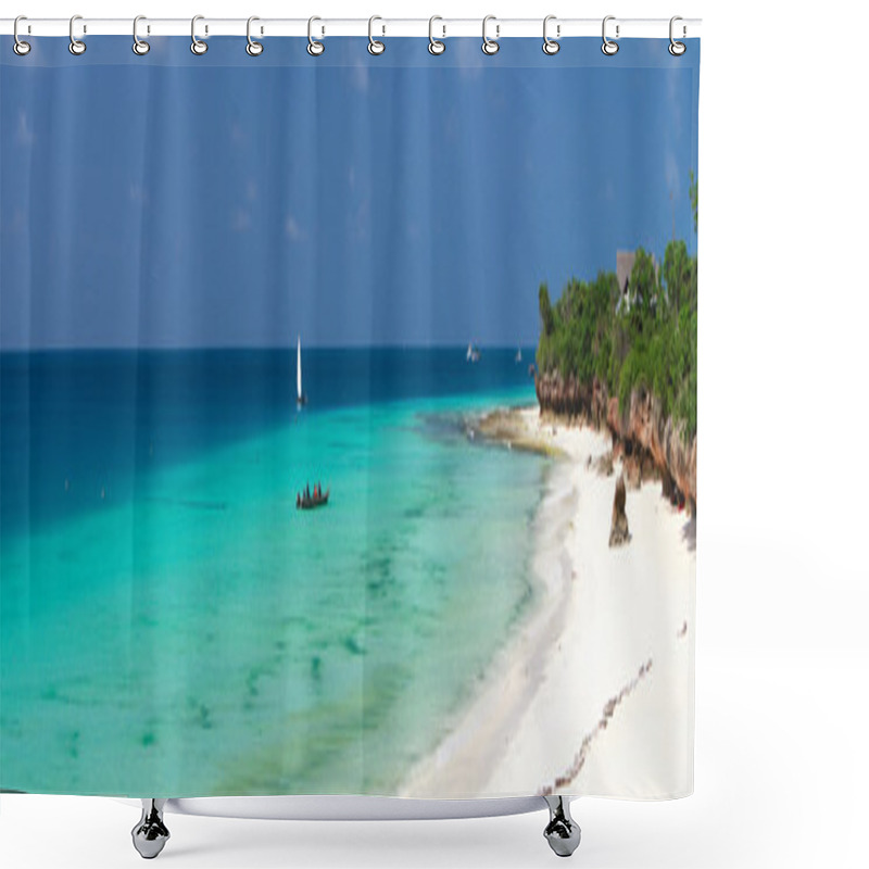 Personality  Tropical Beach Shower Curtains