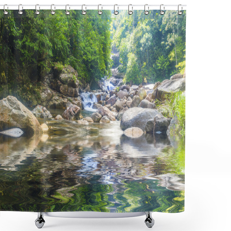 Personality  Waterfall Shower Curtains