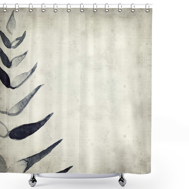 Personality  Textured Old Paper Background Shower Curtains