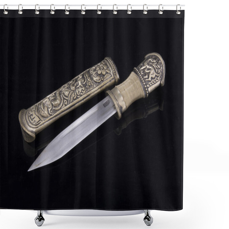 Personality  Tibetan Knives Shower Curtains