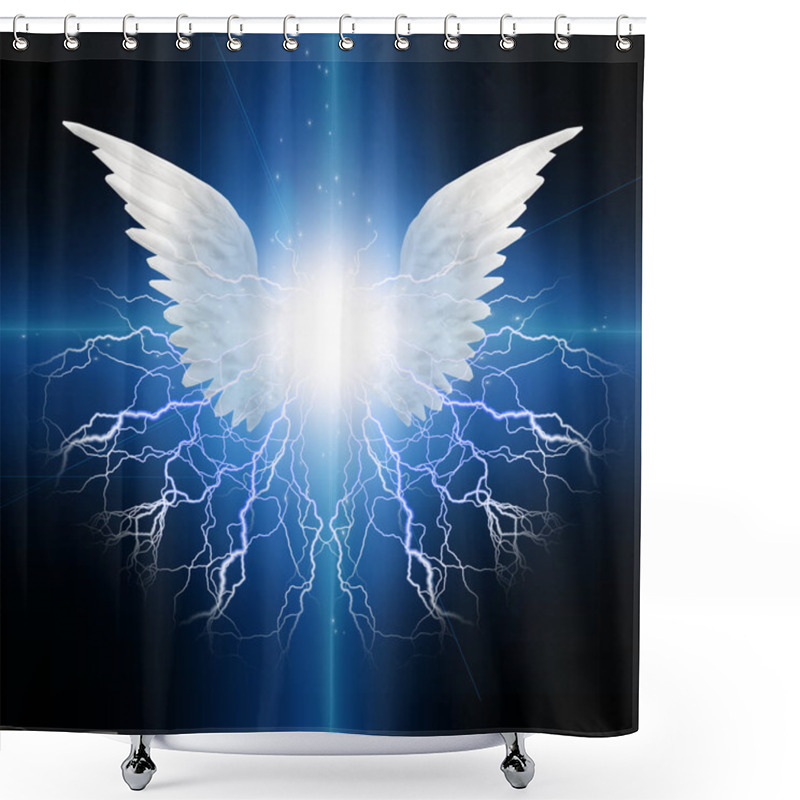 Personality  Angel Winged Shower Curtains