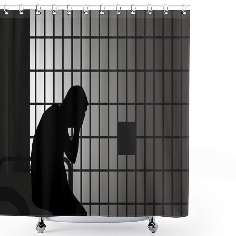 Personality  Prison Shower Curtains