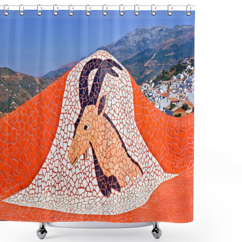 Personality  Competa, Malaga, Spain Shower Curtains