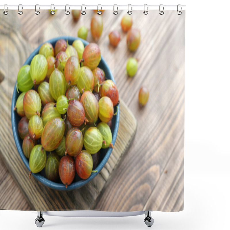 Personality  Fresh Ripe Gooseberries  Shower Curtains