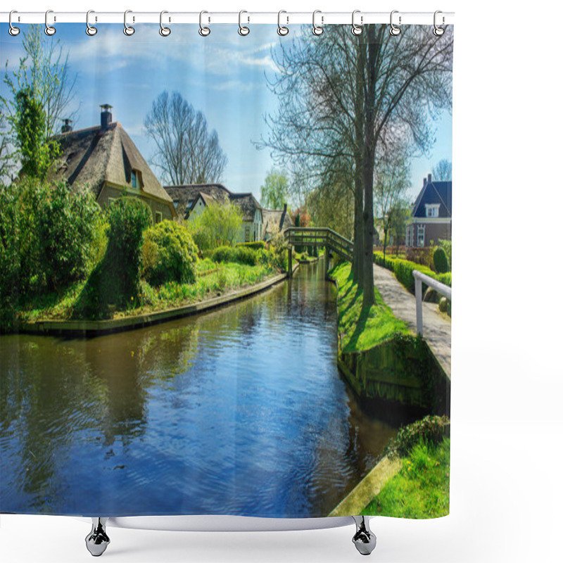 Personality  Spring In Giethoorn, The Netherlands Shower Curtains