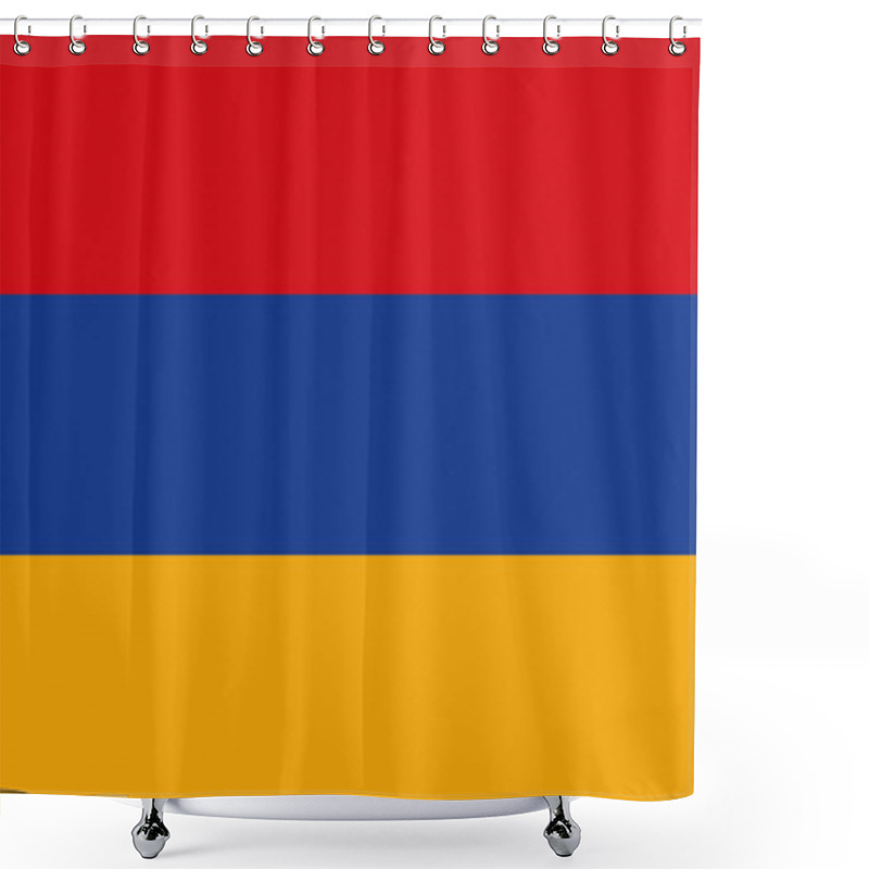 Personality  Detailed Illustration National Flag Armenia Shower Curtains