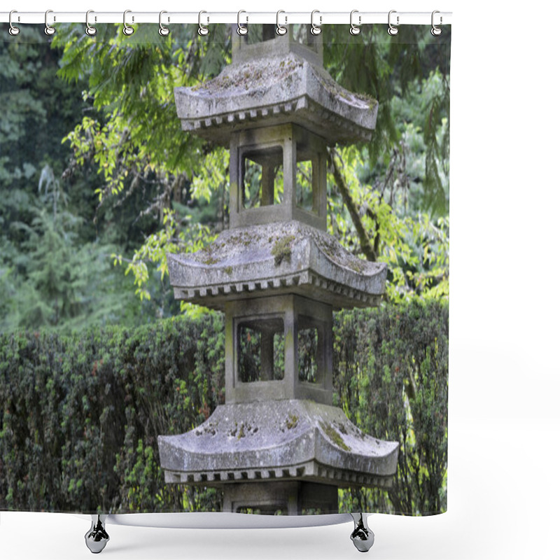 Personality  Japanese Garden Landscape Shower Curtains