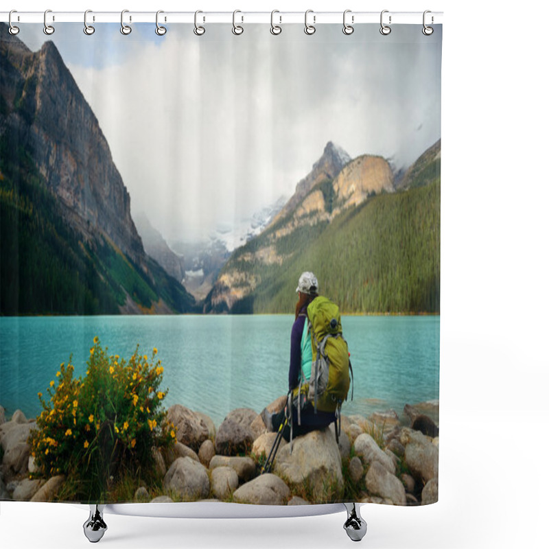 Personality  Banff National Park Shower Curtains