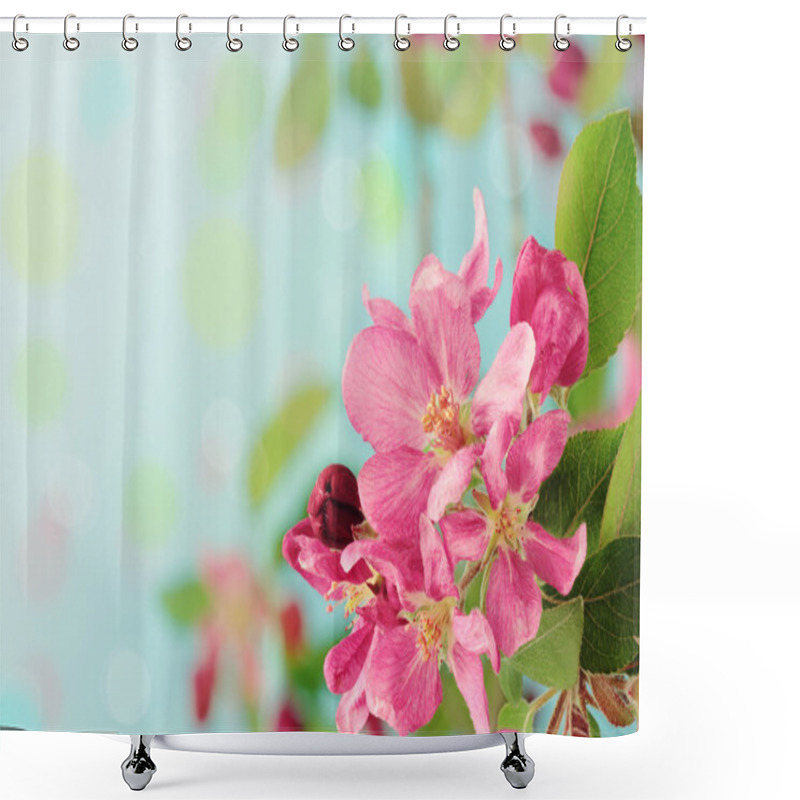 Personality  Spring Tree Blossoms Shower Curtains