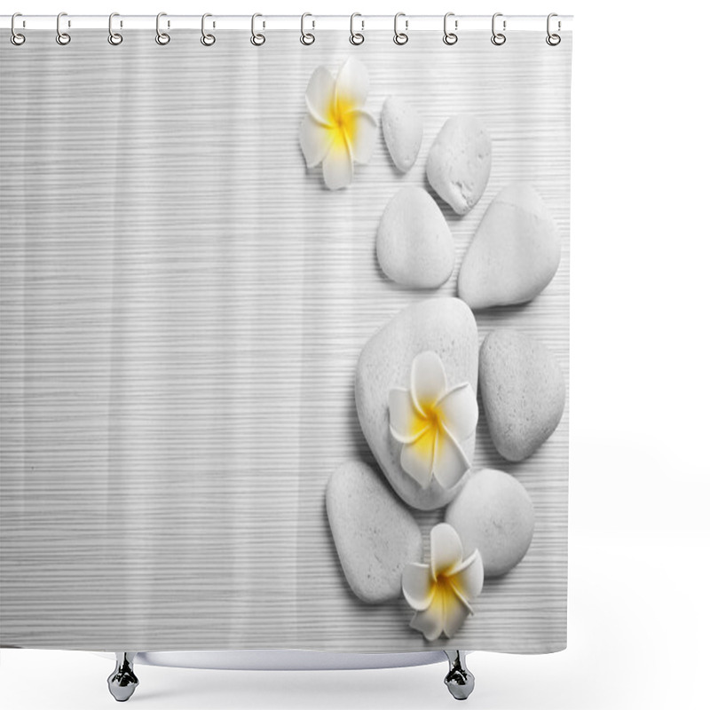 Personality  Beautiful Spa Composition  Shower Curtains