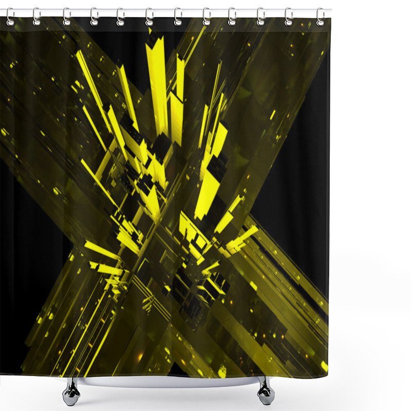 Personality  Abstract Urban Background Shower Curtains