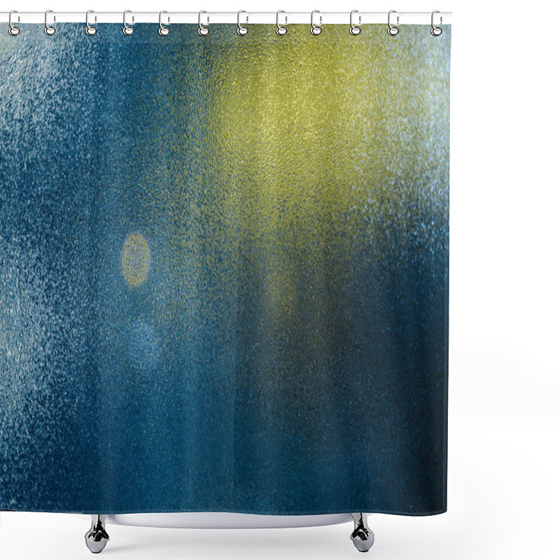 Personality  Water Drops On Wet Glass With Highlights Shower Curtains