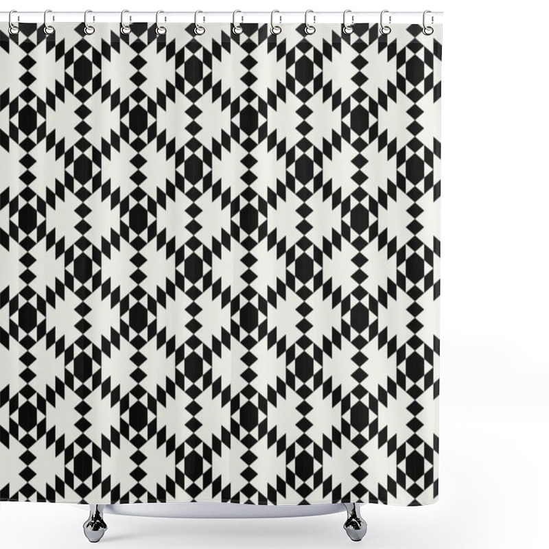 Personality  Abstract Creative Background With Repeated Shapes Shower Curtains