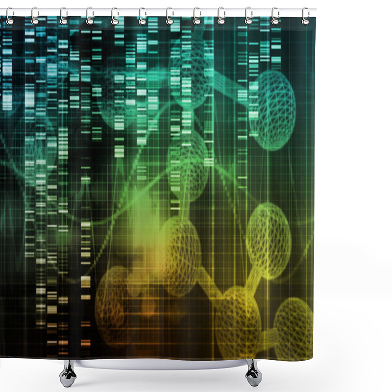 Personality  Genetic Engineering Shower Curtains