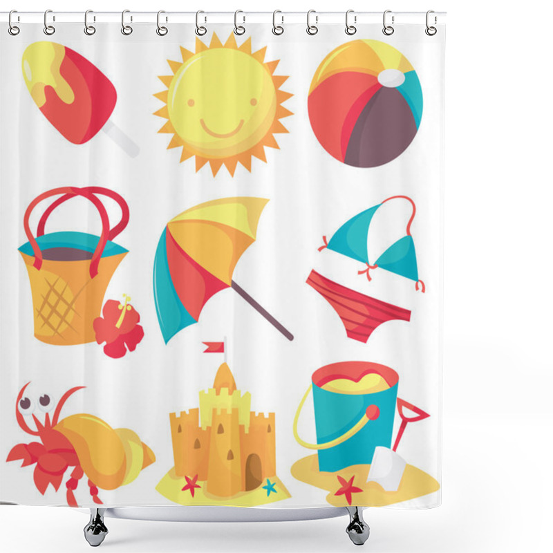 Personality  Summer Fun Shower Curtains