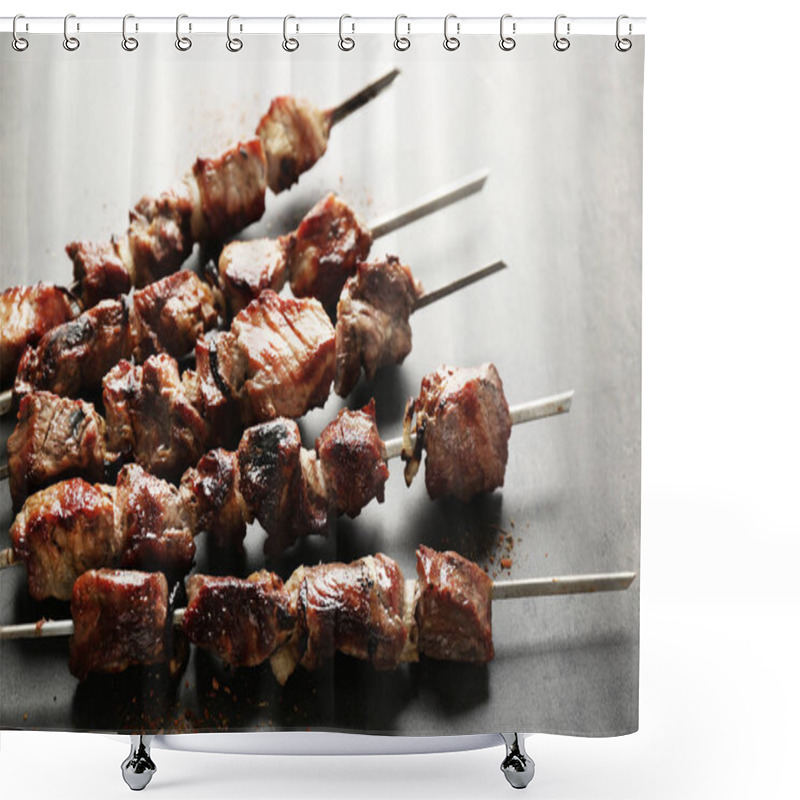 Personality  Fresh Tasty Barbecue  Shower Curtains