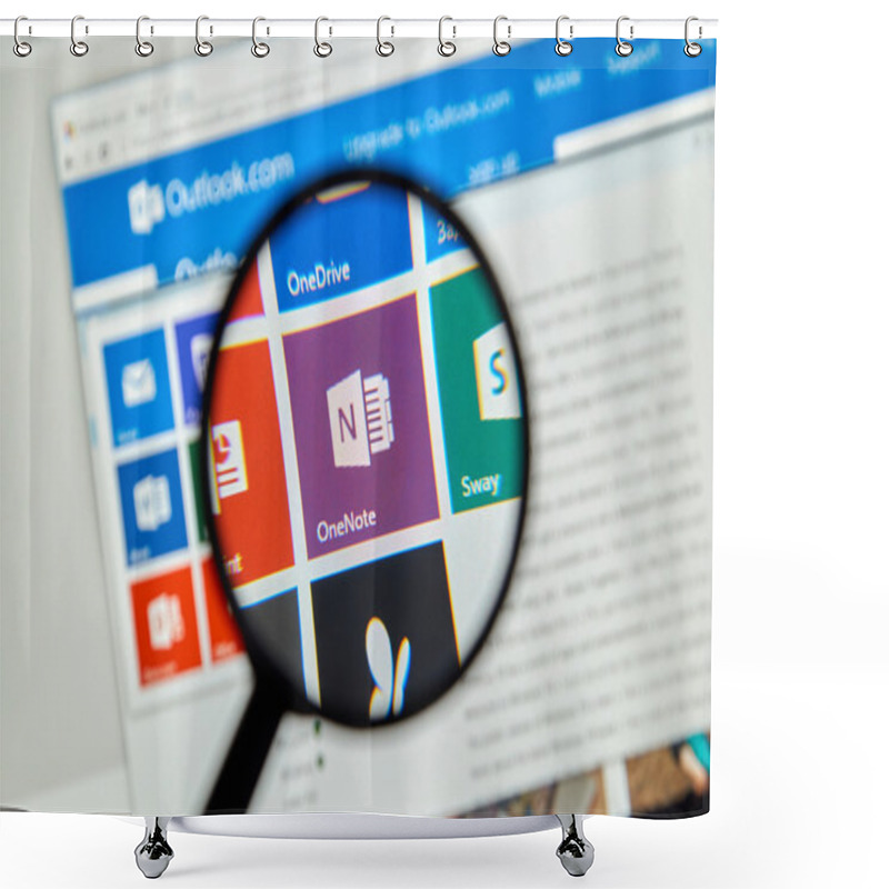 Personality  Microsoft Office One Note. Shower Curtains