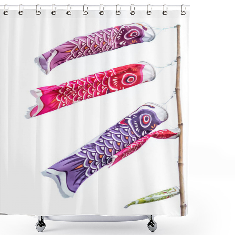 Personality  Flag Carp In Japanese Style Shower Curtains