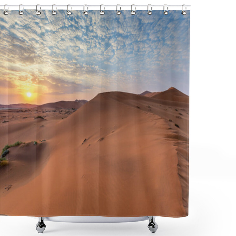 Personality  Namib Desert Sossusvlei Salt Lake Shower Curtains