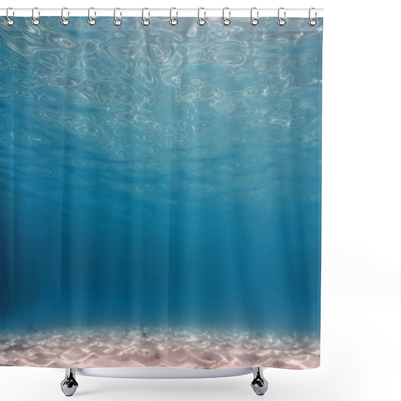 Personality  Sandy Sea Bottom Underwater Background Shower Curtains