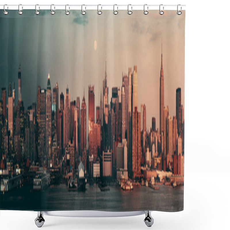 Personality  New York City Skyscrapers Shower Curtains