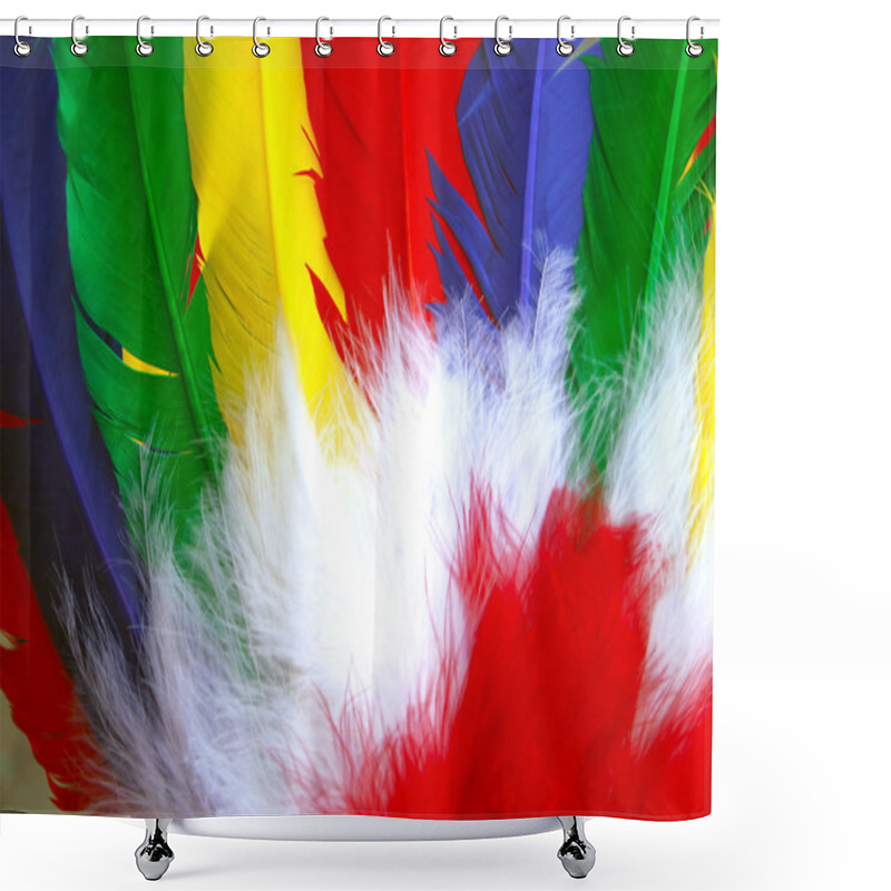 Personality  Feathers Shower Curtains