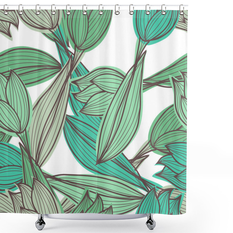 Personality  Seamless Pattern Shower Curtains