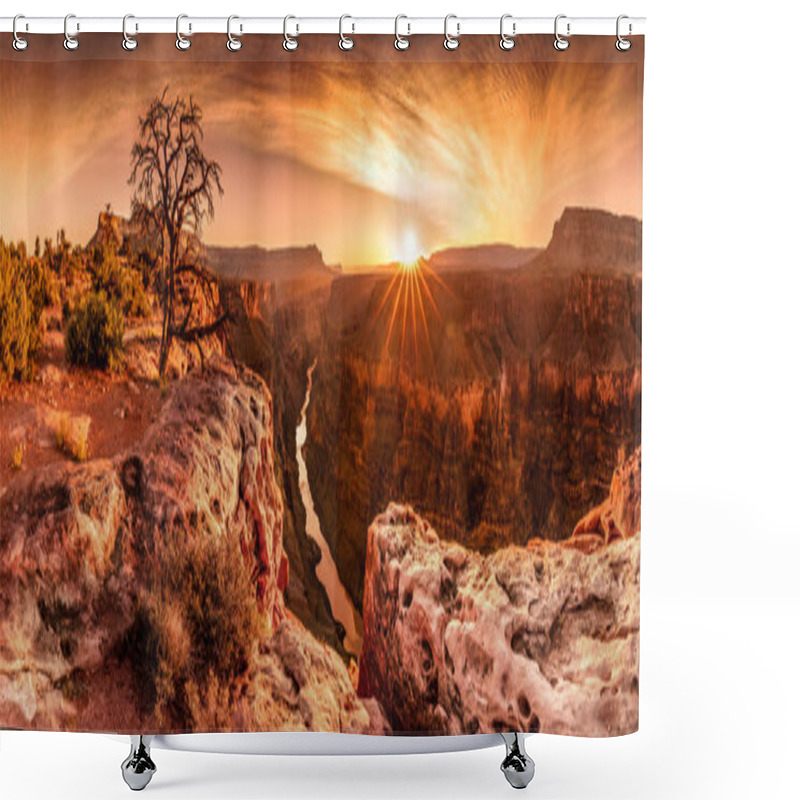 Personality  Grand Canyon. Toroweap Shower Curtains