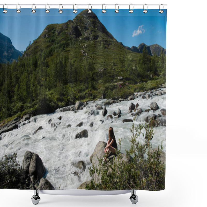 Personality  Majestic Landscape In Jotunheimen National Park, Norway Shower Curtains