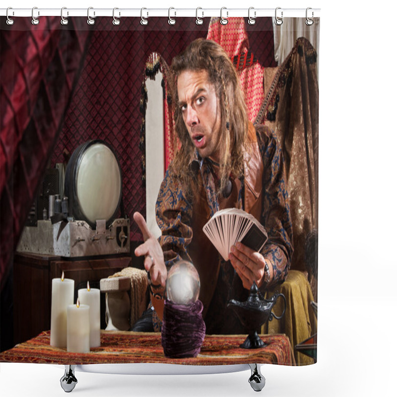 Personality  Enticing Fortune Teller Shower Curtains