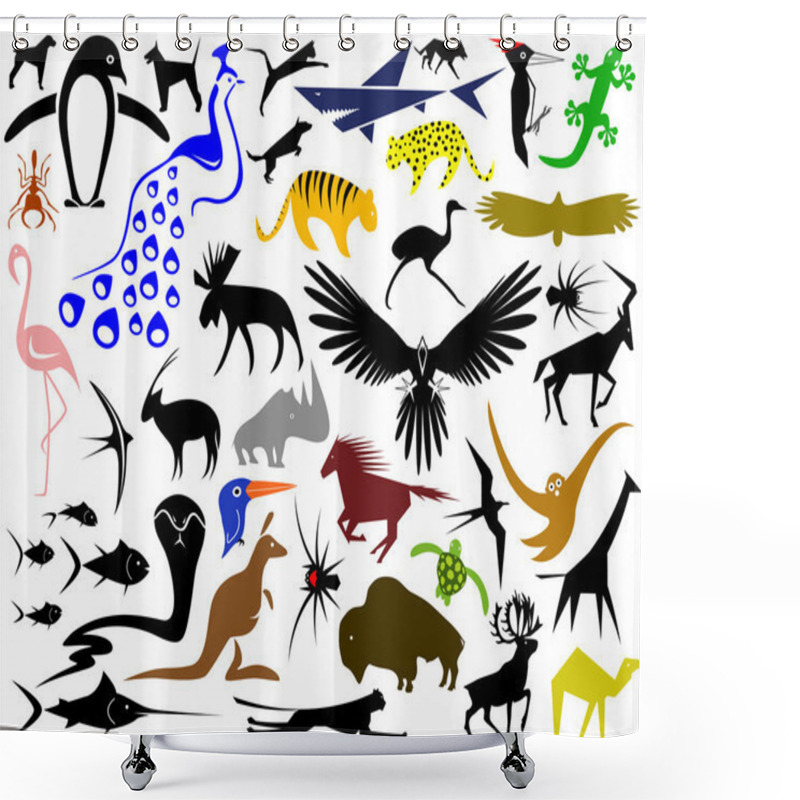 Personality  Animal Designs Shower Curtains