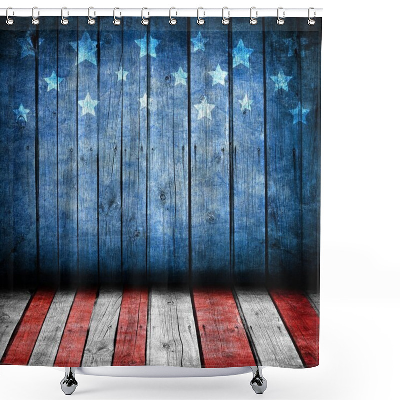 Personality  USA Background Shower Curtains