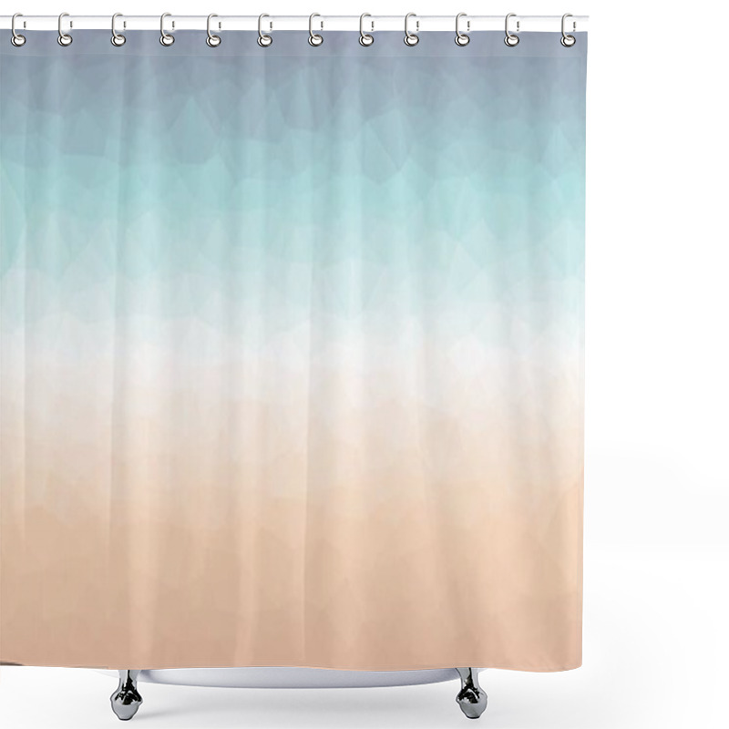 Personality  Creative Prismatic Background With Polygonal Pattern Shower Curtains