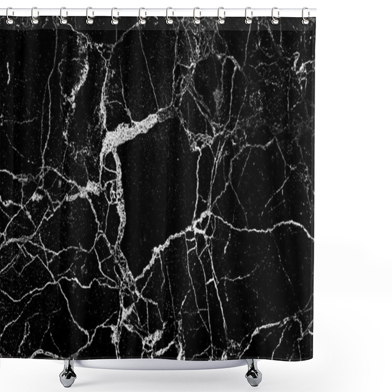 Personality  Texture Of Stone Wall In Black And White Tone Shower Curtains