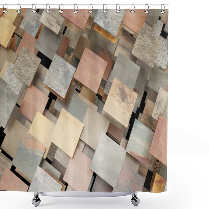 Personality  Tiles Shower Curtains