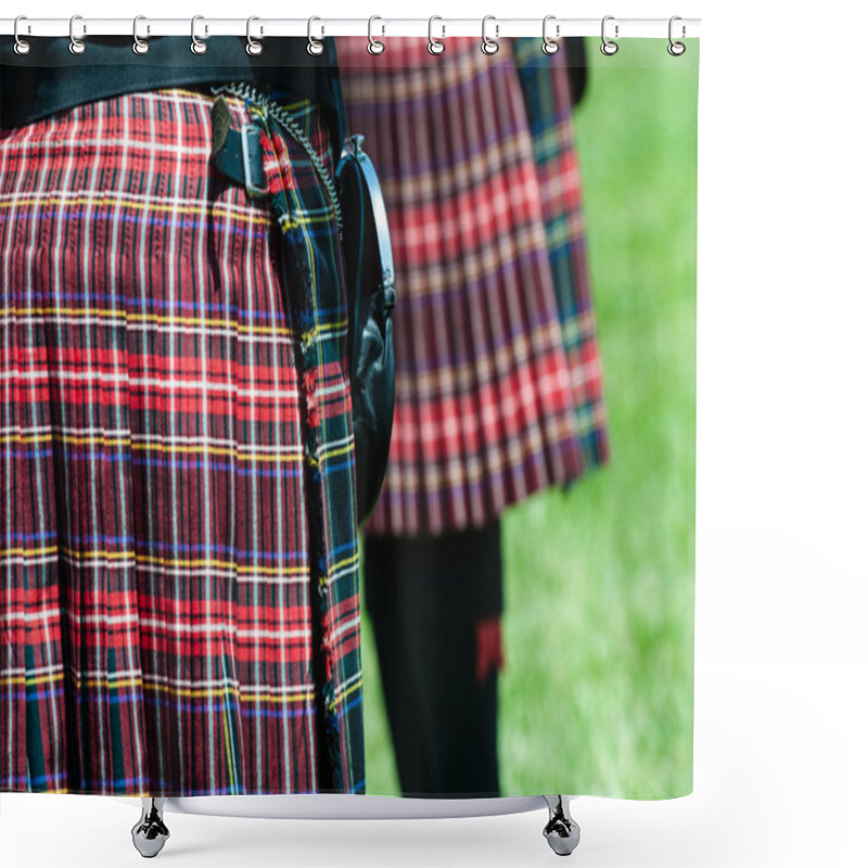 Personality  Scottish Kilt Shower Curtains