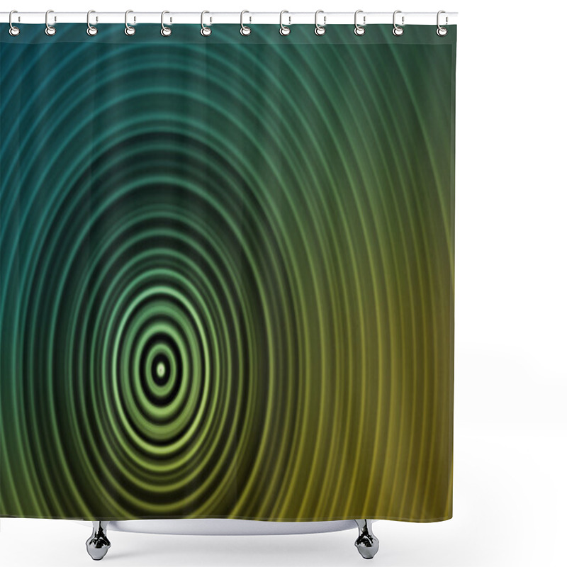 Personality  Concentric Circles Shower Curtains