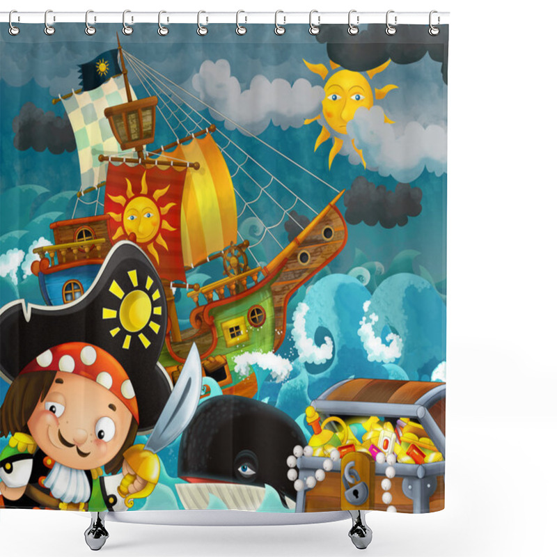 Personality  The Pirates Shower Curtains