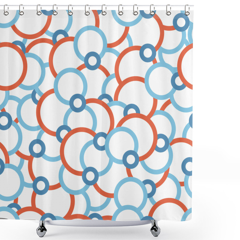 Personality  Abstract Circles Shower Curtains