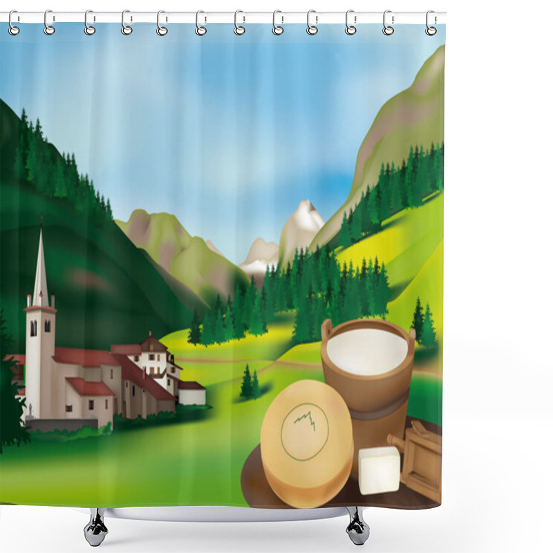 Personality  Rhemes Notre Dame Shower Curtains