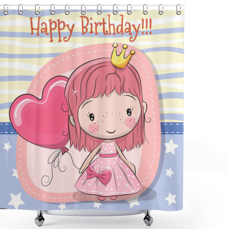 Personality  Cute Cartoon Fairy Tale Princess Shower Curtains